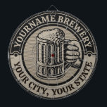 Beer Brewing Personalised NAME Brewery Big Mug   Dartboard<br><div class="desc">Personalised NAME Beer MUG Slammer Brewery Bar design,  featuring craft beer tap. Customise with your NAME or Custom Text!</div>