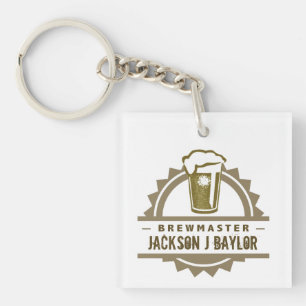 Beer Brewmaster Key Ring
