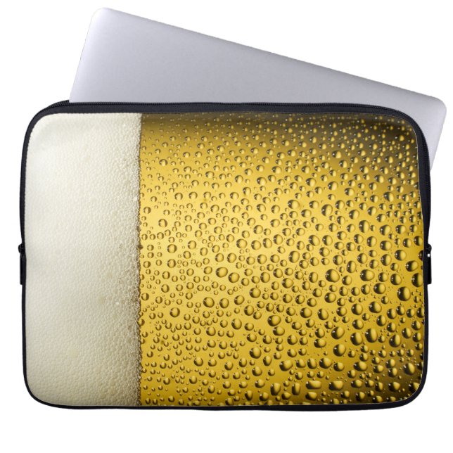 Beer Bubbles 1 Laptop Sleeve (Front)