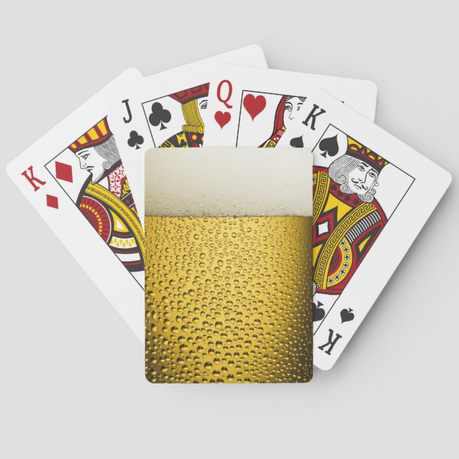 Beer Bubbles 1 Playing Cards (Back)