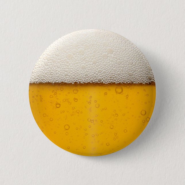 Beer Bubbles Close-Up 6 Cm Round Badge (Front)