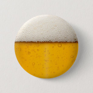 Beer Bubbles Close-Up 6 Cm Round Badge