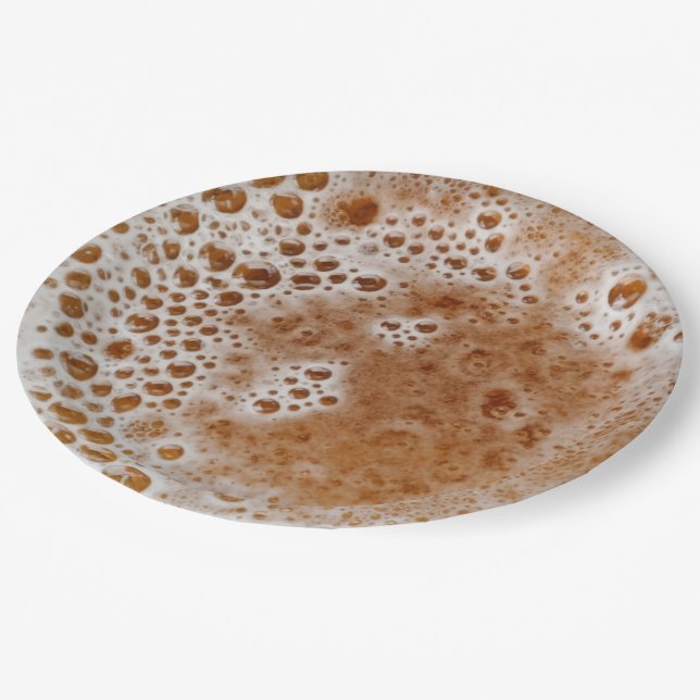 BEER BUBBLES PAPER PLATE (Angled)