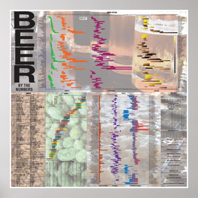 Beer By The Numbers Poster (Front)