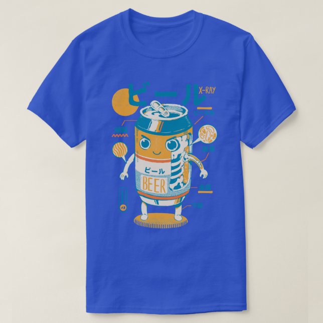 Beer Can XRay  T-Shirt (Design Front)