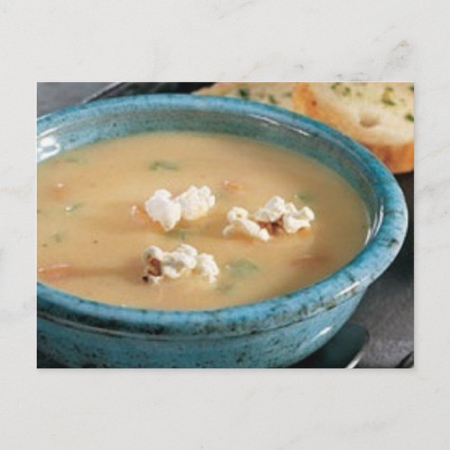 Beer Cheese Soup Recipe Postcard (Front)