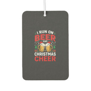 Beer Christmas Cheer Holiday Drinking Car Air Freshener