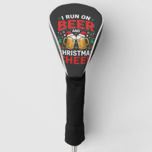 Beer Christmas Cheer Holiday Drinking Golf Head Cover