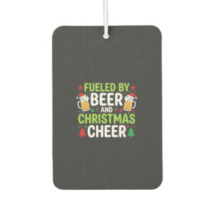 Beer Christmas Cheer Holiday Drinking Vector Car Air Freshener