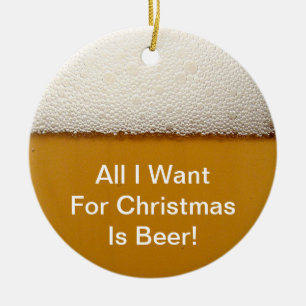 Beer Christmas Ornament