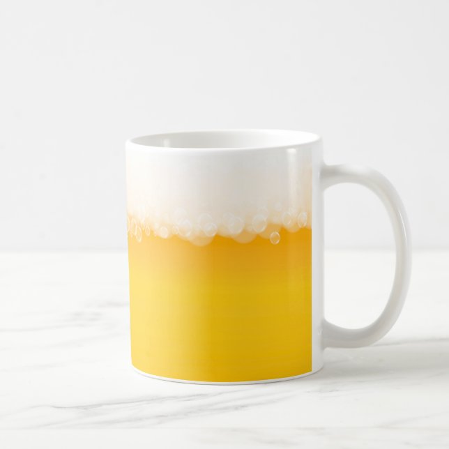 Beer Close Up Coffee Mug (Right)