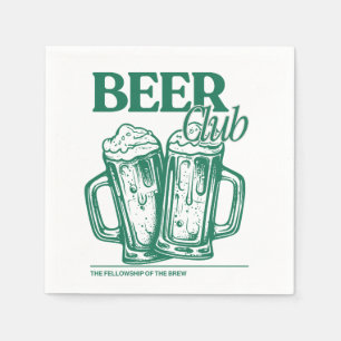 Beer Club Brewery Party Paper Napkins