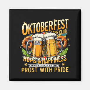 Beer Club Prost With Pride Gift Drinking Team Magnet