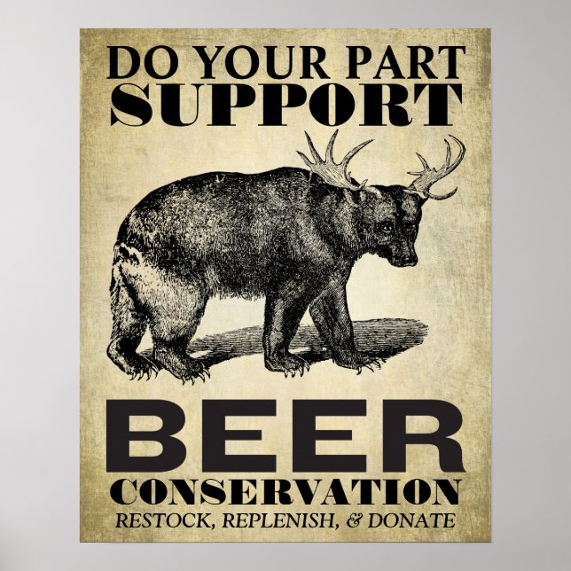 Beer Conservation Poster (Front)