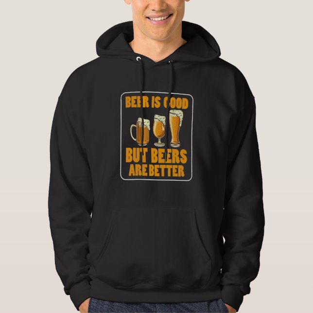beer craftbeer beer cerveza bar hoodie (Front)