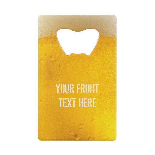 BEER custom bottle opener (Front)