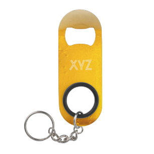 BEER custom monogram bottle opener