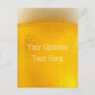 BEER custom postcard
