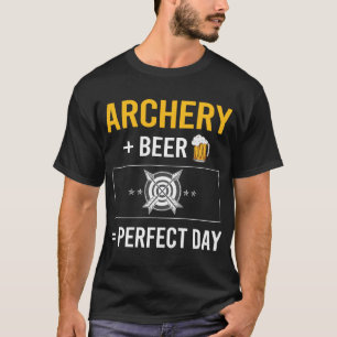 Beer Day Archery Archer Arrow Arrows Bow T-Shirt