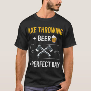 Beer Day Axe Throwing Axes T-Shirt