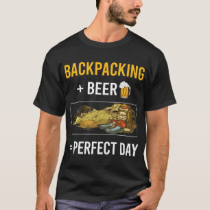 Beer Day Backpacking Backpack Backpacker T-Shirt