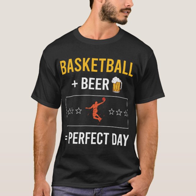 Beer Day Basketball T-Shirt (Front)