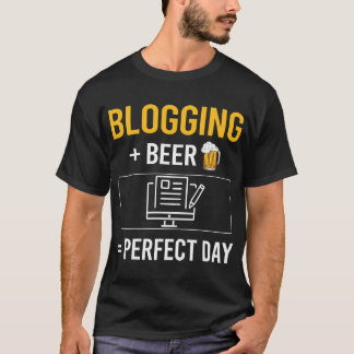 Beer Day Blogging Blog Blogger T-Shirt