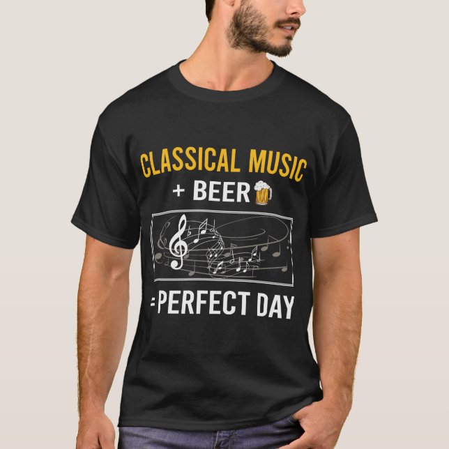 Beer Day Classical Music T-Shirt (Front)