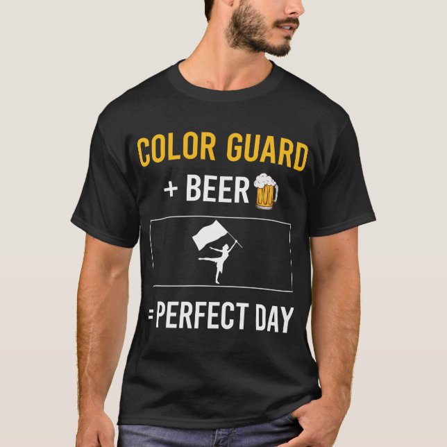 Beer Day Colour Guard Colorguard T-Shirt (Front)
