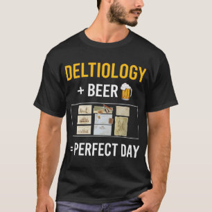 Beer Day Deltiology Postcard Postcards T-Shirt
