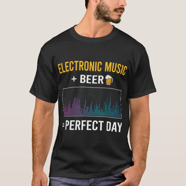 Beer Day Electronic Music T-Shirt (Front)