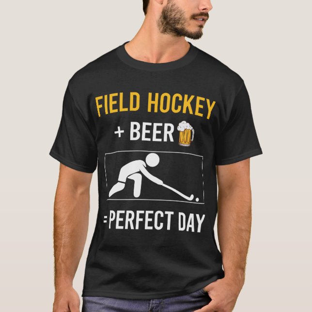 Beer Day Field Hockey T-Shirt (Front)
