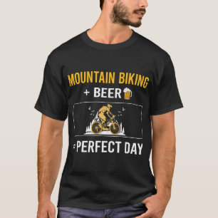 Beer Day Mountain Biking MTB T-Shirt