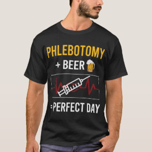 Beer Day Phlebotomy Phlebotomist T-Shirt