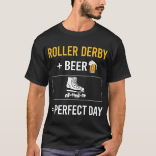 Beer Day Roller Derby Skating Skate Skater T-Shirt