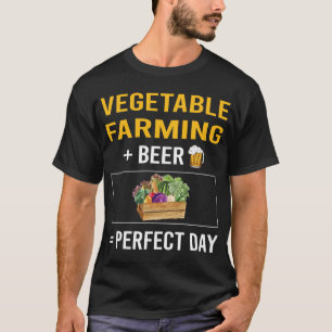 Beer Day Vegetable Farming T-Shirt