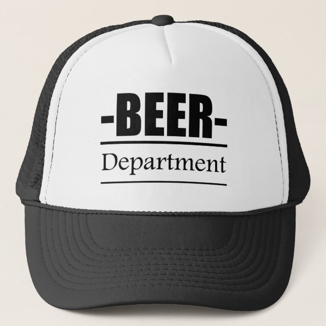 Beer Department Trucker Hat (Front)