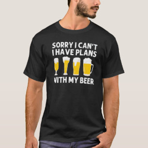 Beer Designs For Men Women Cerveza Drinkers Alcoho T-Shirt