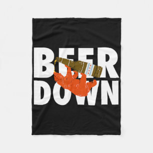 Beer Down Chicago Beers Drinking Party T Shirt  Fleece Blanket