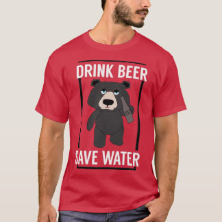 Beer drink bear Triblend T-Shirt