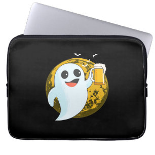 Beer Drinker Beer In Halloween Laptop Sleeve