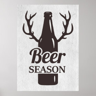 Beer Drinker Beer Season Poster