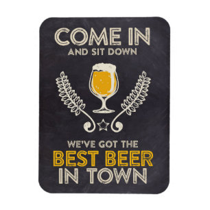 Beer Drinker Best Beer In Town Magnet