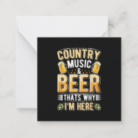 Beer Drinker Country Music Beer Drinking Birthday