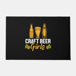Beer Drinker Craft Beer Girls Birthday Doormat