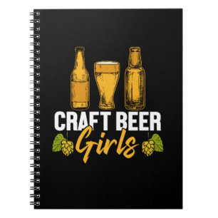 Beer Drinker Craft Beer Girls Birthday Notebook