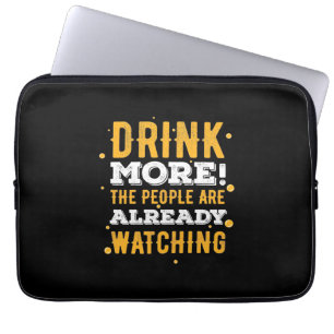 Beer Drinker Drink More Beer Laptop Sleeve