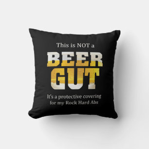 Beer Drinker Not a BEER GUT Birthday Cushion