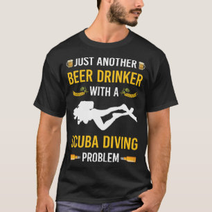 Beer Drinker Scuba Diving Diver T-Shirt