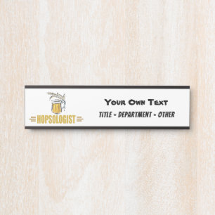 Beer Drinkers Personalised Door Sign